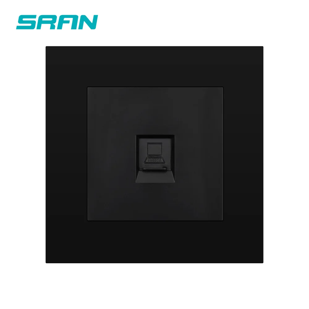 Розетка стеновая SRAN rj45 5 категорий компьютерный сетевой интерфейс новая