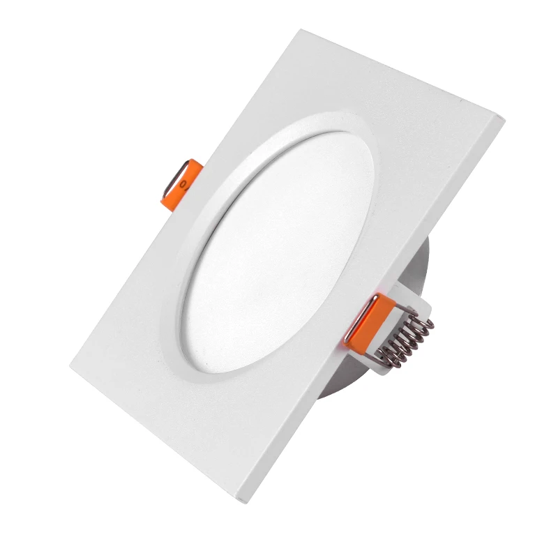 Luz descendente Led cuadrada de 5w, 7w, 9w, 12w, 15w, 18w, foco de techo de 220V, luces empotrables de techo, iluminación interior Ultra brillante
