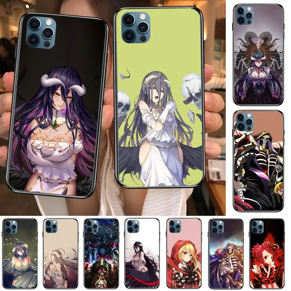 

overlord anime Anime Phone Cases cover For iphone 11 Pro Max case 12 8 7 6 S XR PLUS X XS SE 2020 mini black cell shell funda