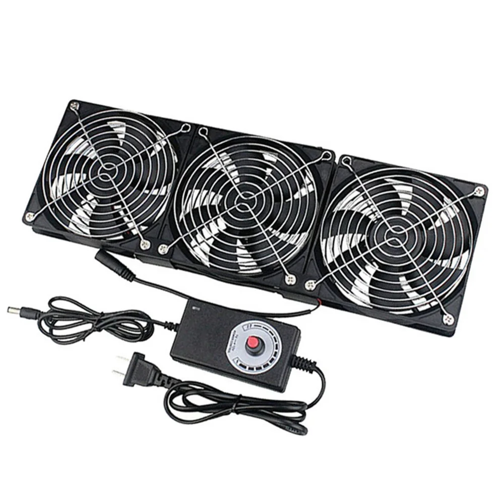 

12cm High Speed Chassis Fan DC 12V 220V Btc Mining Machine Chassis Workstation Cabinet Radiator 120MM Violent Server Cooling Fan