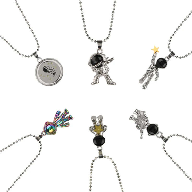 Гипоаллергенный стильный астронавт из нержавеющей стали фотографический