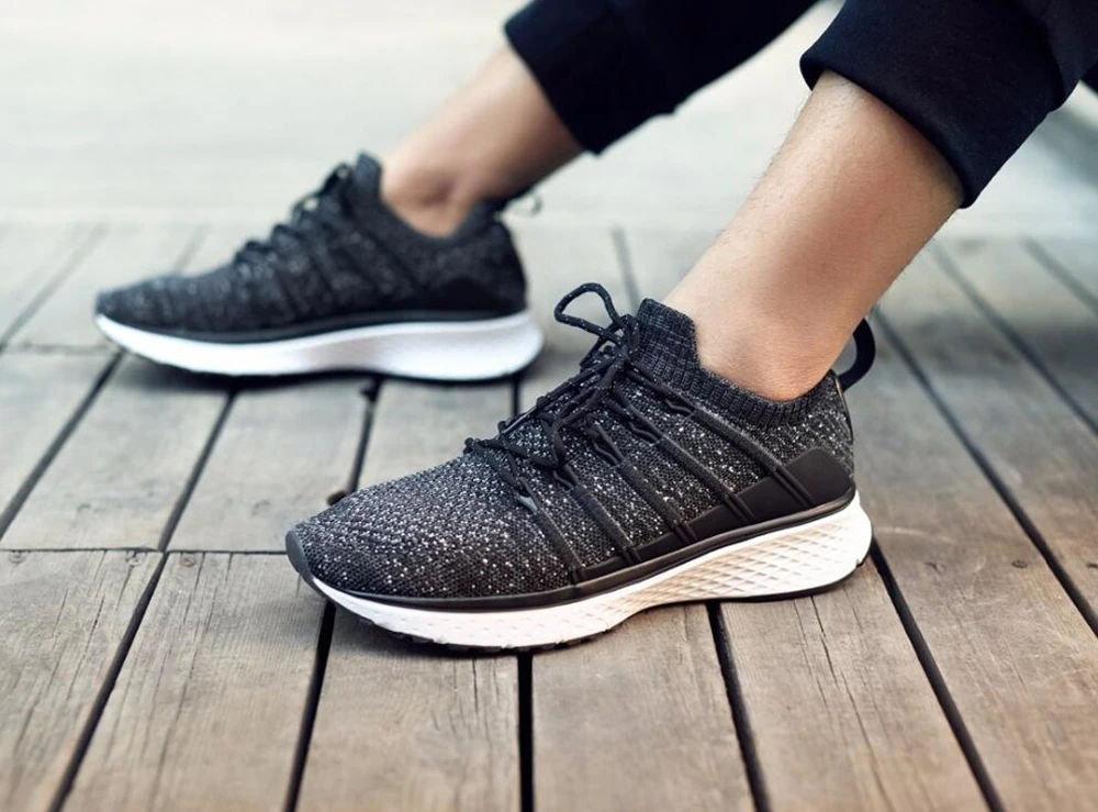 Xiaomi Sneaker 2 Mijia беговая Обувь Uni-Moulding Techinique Fishbone Lock system эластичная вязанная амортизирующая подошва