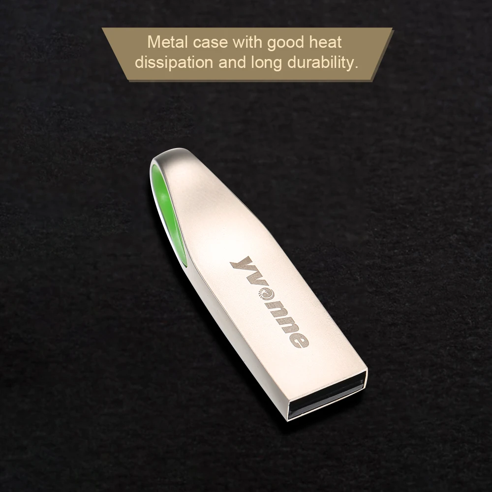 

yvonne Metal USB Flash Drive Pen Drive 64G Memory Stick Pendrives USB Memory Stick high Speed drive for Mobile Phone/Laptop/PC