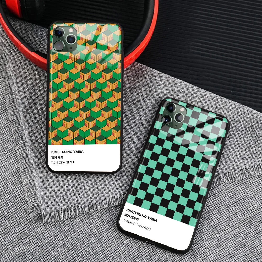 Силиконовый стеклянный чехол для Apple iPhone 6s 7 8 Plus X XR XS 11 12 13 mini Pro MAX | Мобильные