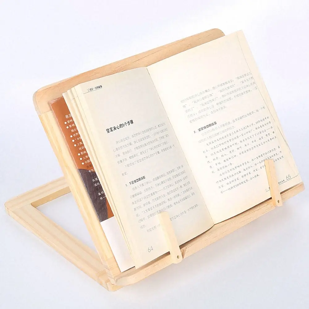 Подставка для чтения книг из натурального дерева детский держатель кухонная