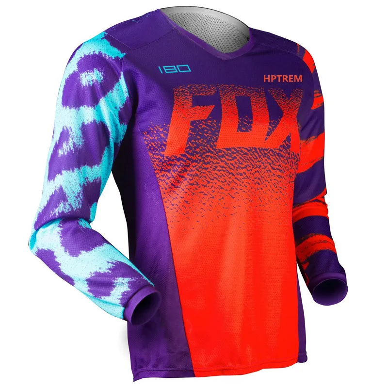 

motorcycle mountain bike team downhill jersey MTB Offroad fxr bicycle locomotive shirt cross country mountain hptrem fox jersey