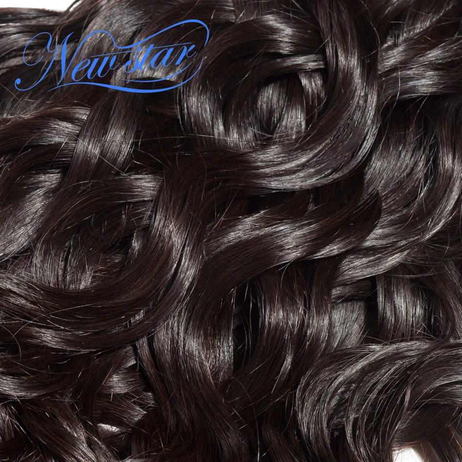 Новая звезда бразильские натуральные волнистые человеческие волосы 3 пучка