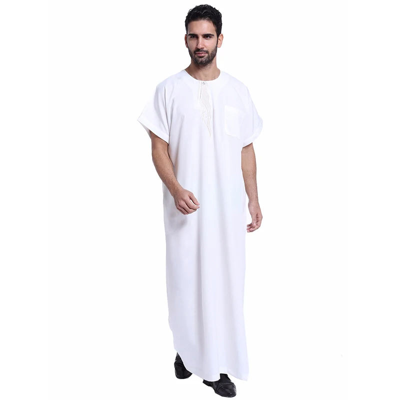Man Abaya Muslim Dress Pakistan Islam Clothing Abayas Robe Saudi Arabia Kleding Mannen Kaftan Oman Ropa Musulman De Mode Homme