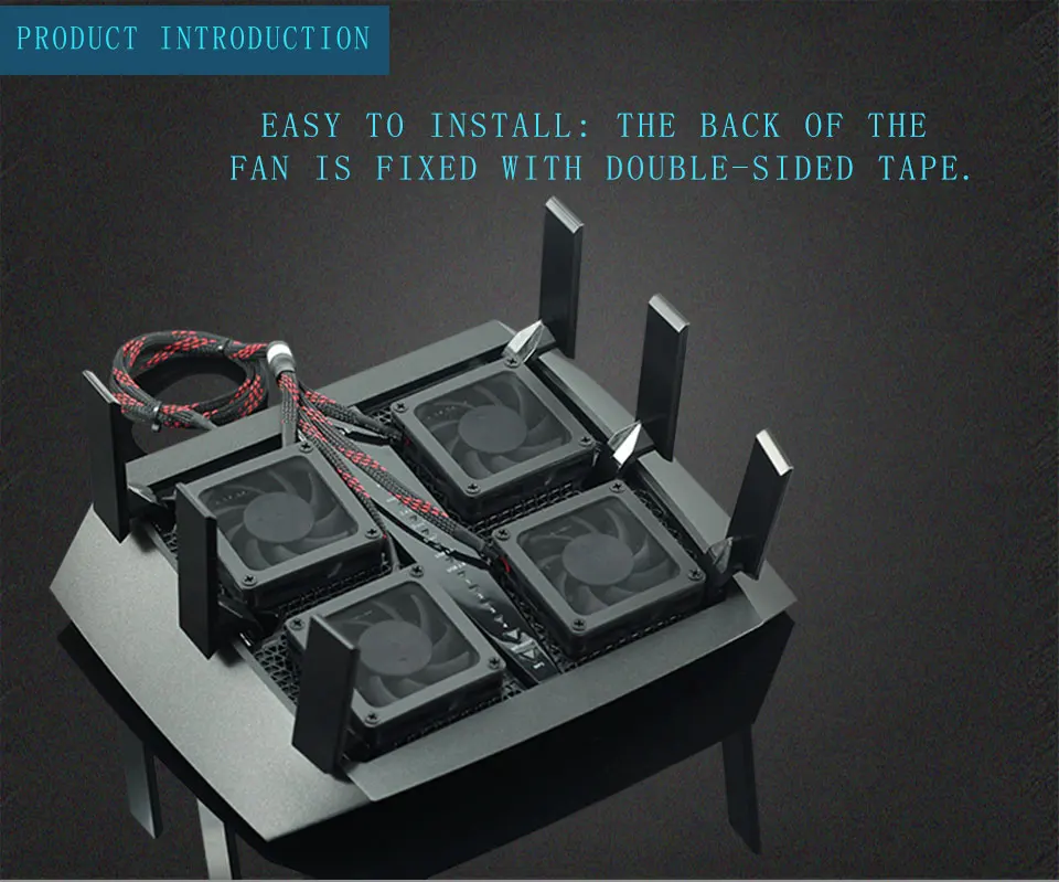 R8000 вентилятор радиатора Nighthawk X6 R7900P ASUS AC5300 маршрутизатор Вентилятор охлаждения