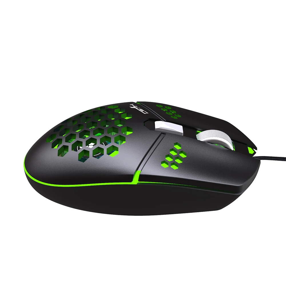 

Gaming Mouse USB Wired Non Slip Colorful Breathing Light Programmable Optical Ergonomic With Cooling Fan Adjustable DPI