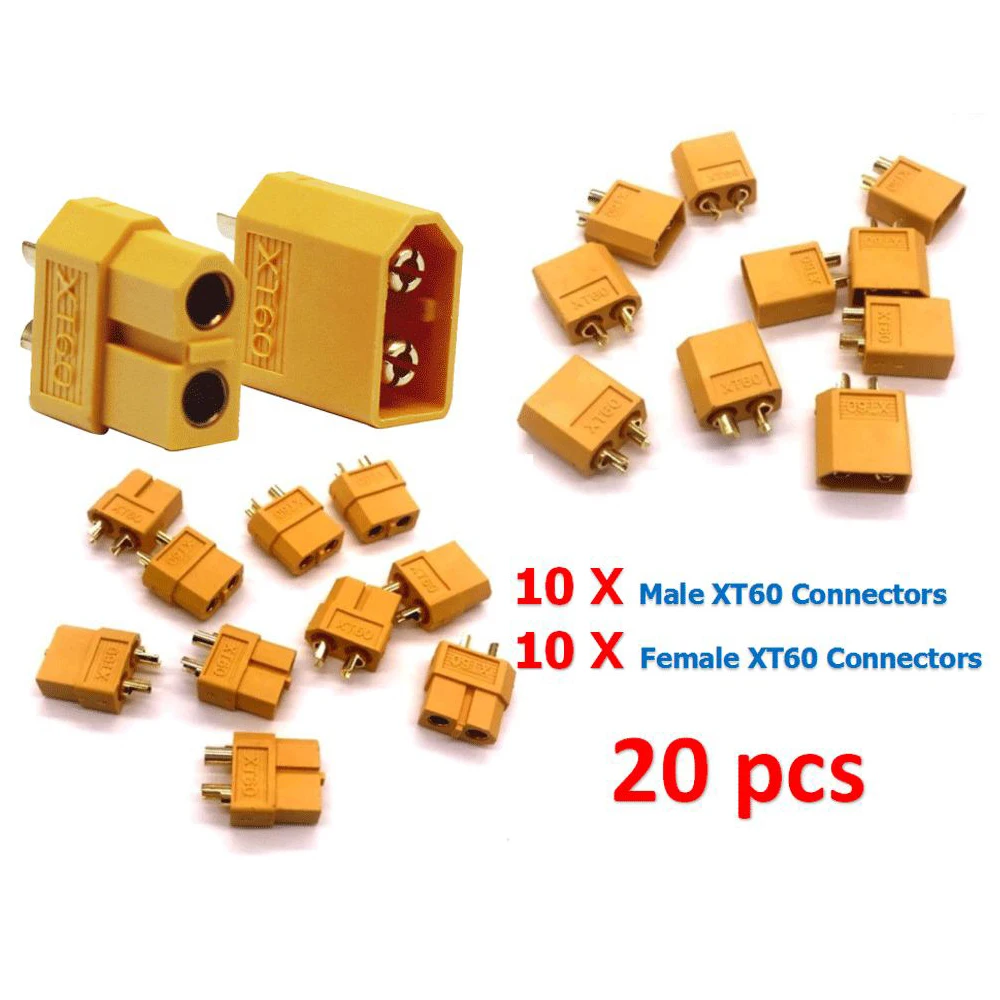 10 пар радиоуправляемые разъемы XT60|Детали и аксессуары| |