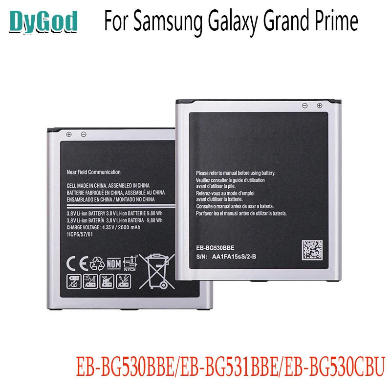 EB BG530BBE/ЦБУ BG531BBE батарея для Samsung Galaxy Grand Prime G530 G5308 G530F J3 2016 J320 J5 2015 J2 G532