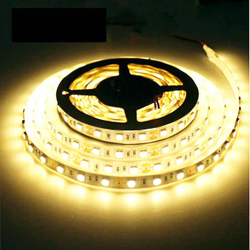 Водонепроницаемая S 2835 smd rgb Светодиодная лента 12 в 10 м 5 м 3 м 2 м теплая белая лента adpter Адресуемая Светодиодная лента световой замены 5050 5630 120 - Испускаемый цвет: Warm White Led Strip