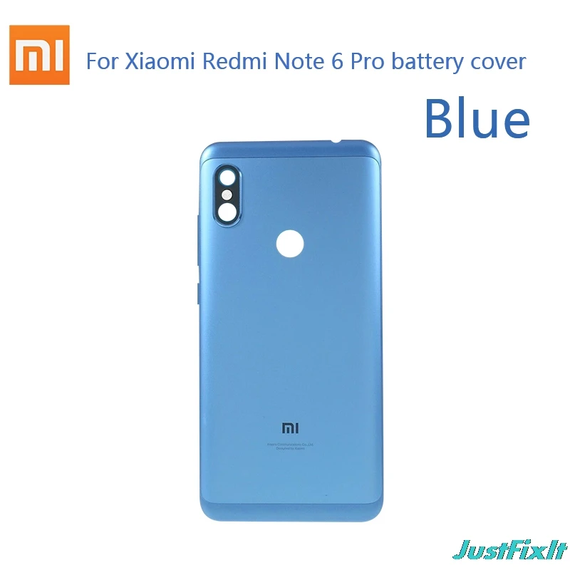 Оригинальный чехол для Xiaomi Redmi Note 6 Pro задняя крышка батарейного отсека запасные