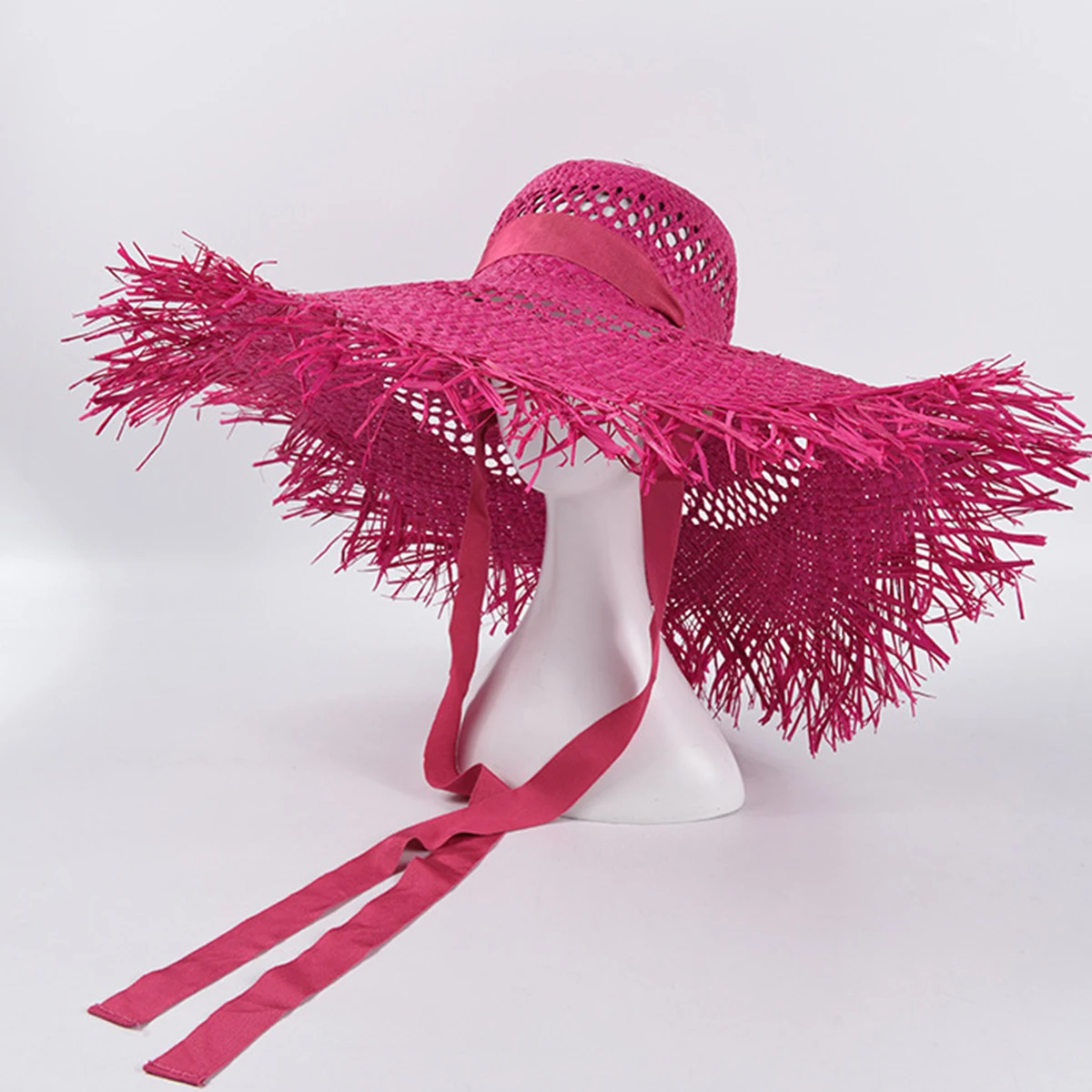 

Jastie Summer Hat for Women Beach Sun Hat Straw Hat Cap Wide Brim UV Protection Summer Cap for Female