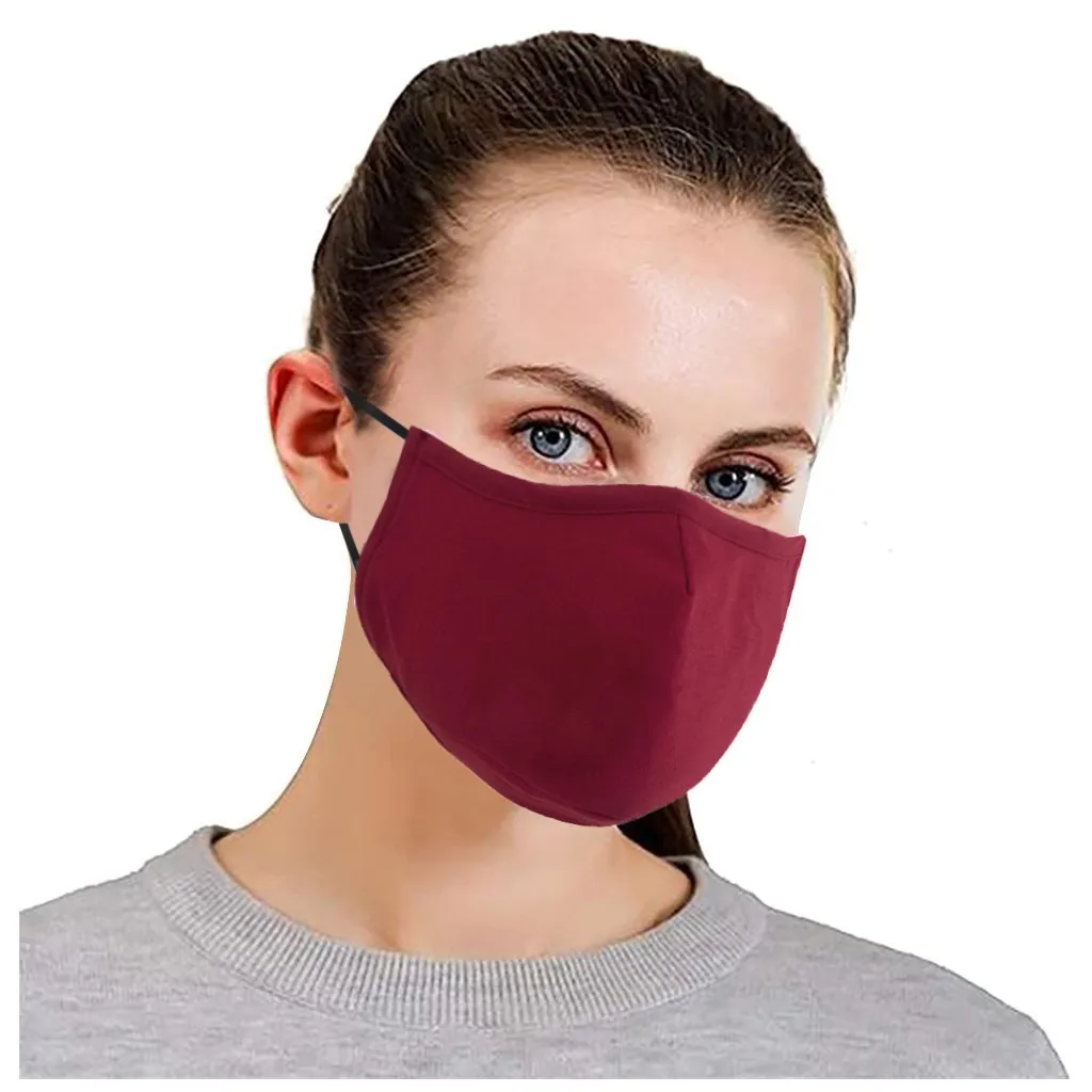 

9PC mask Unisex Cotton Pluggable Gasket Outdoor Mouth Mask Washable Reuse Mouth Cover Mask mascarilla espaa