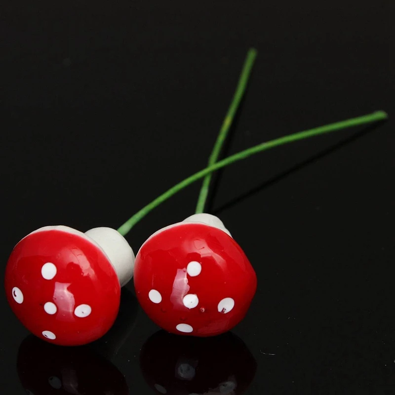 10 шт. украшения миниатюрный табурет в горошек грибы вечерние для сада подарок |