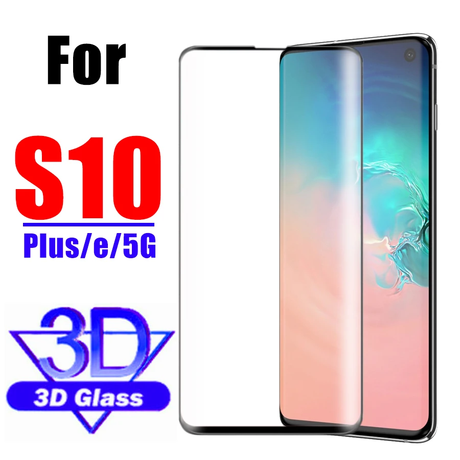 3D изогнутое S10 PLUS Защитное стекло для samsung galaxy S10e защита экрана закаленное стекло 10S 5G S 10 бронированный лист протектор