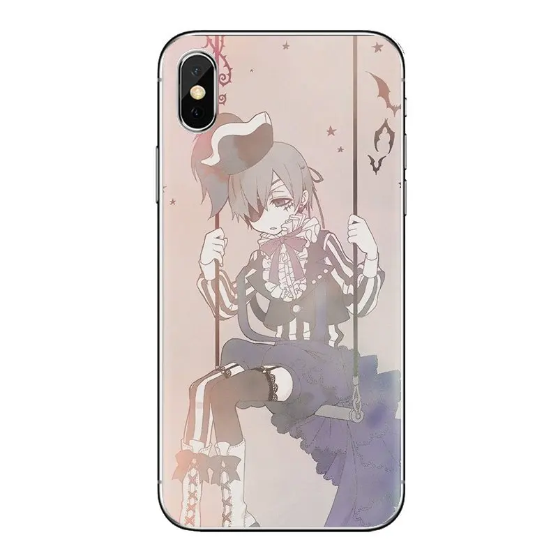 For Xiaomi Redmi 4 3 3S Pro Mi3 Mi4 Mi4i Mi4C Mi5 Mi5S Mi Max Note 2 TPU Transparent Cover Joker Black Butler Book of Circus |