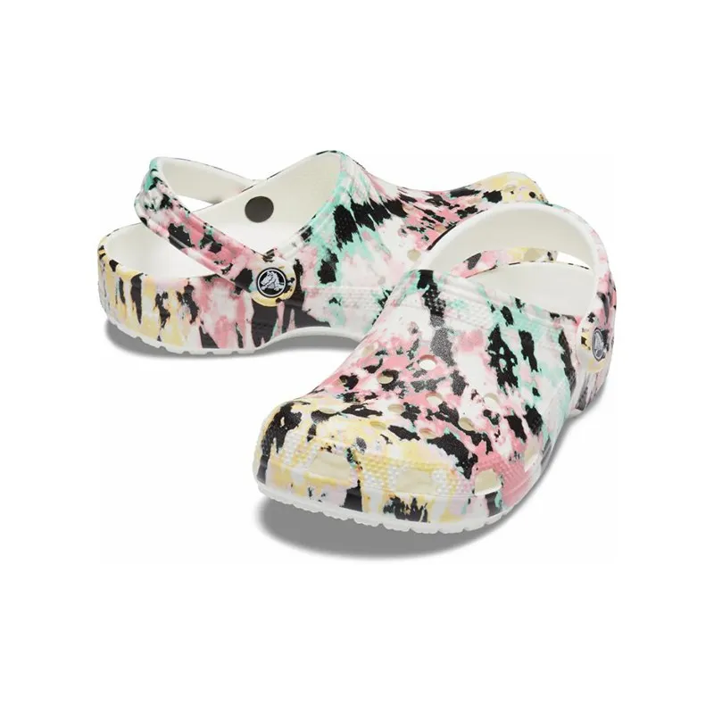 CROCS Classic Tie Dye Mania Clog UNISEX|Пляжные и уличные сандалии| |