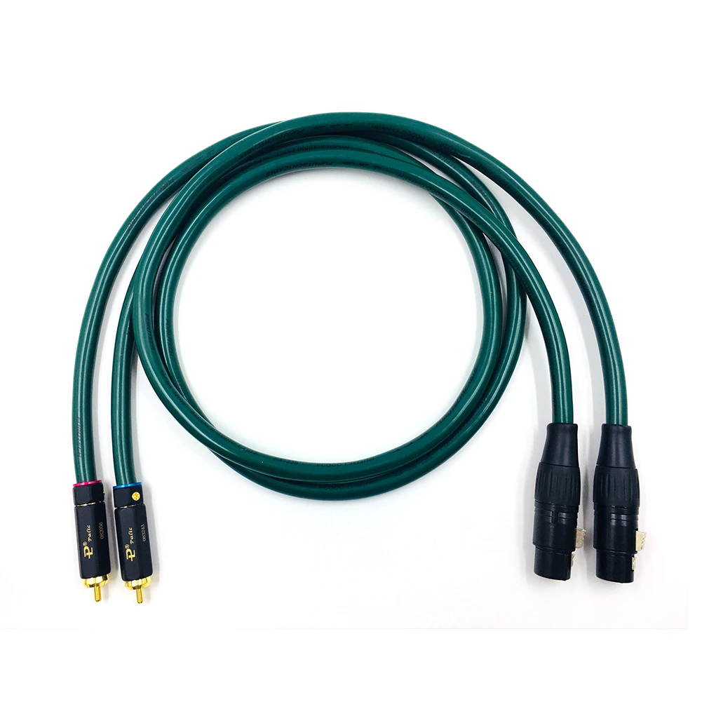 Однокристальный кабель FURUTECH OCC 2RCA штекер двойной XLR гнездо Аудио медная линия
