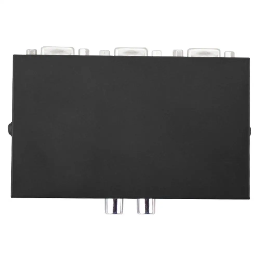 Двухсторонний переключатель 2 в 1 VGA/SVGA с ЖК-дисплеем для совместного