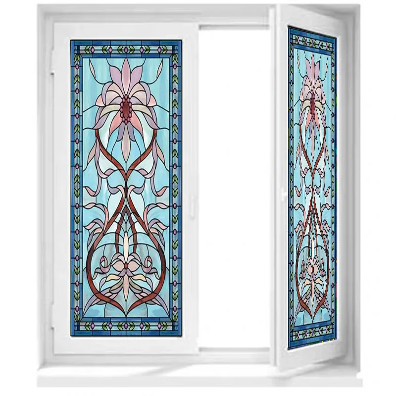 Индивидуальные оконная пленка Винтаж Европейский Стиль художественный