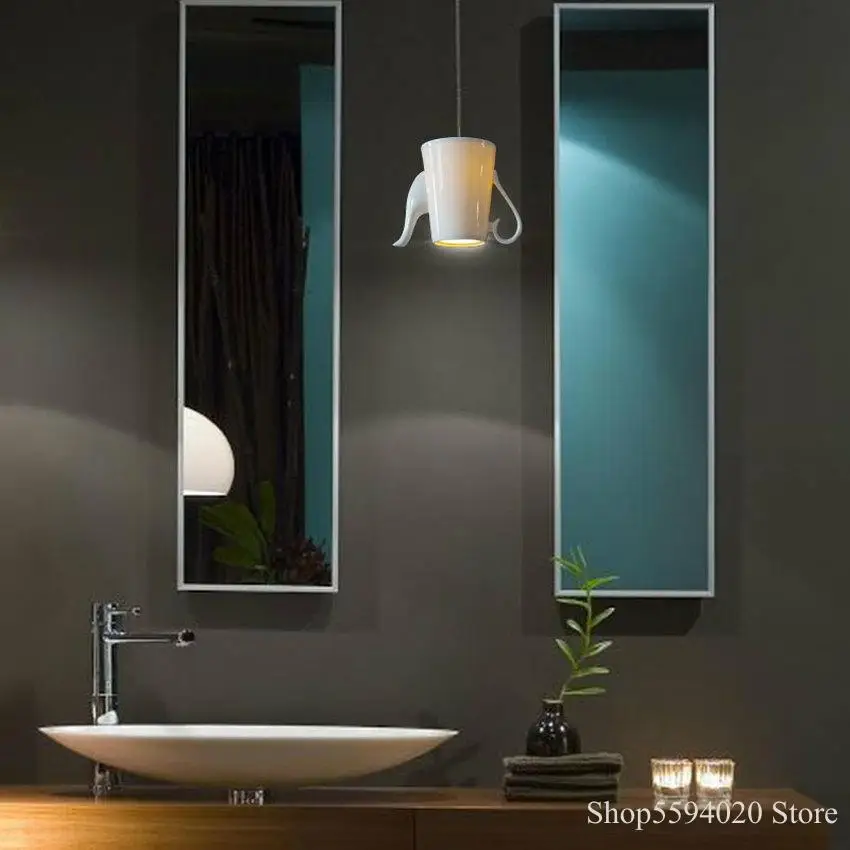 Скандинавские керамические светодиодные подвесные светильники Подвесная лампа