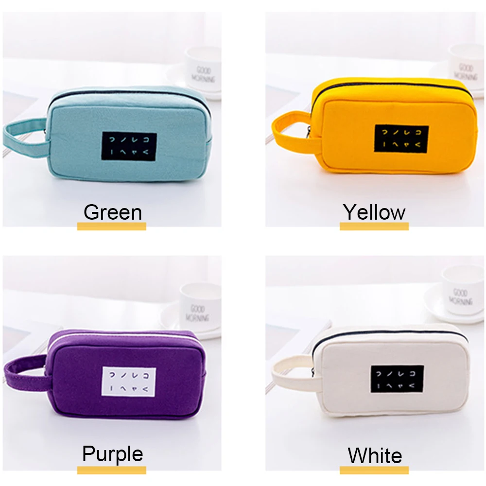 Пенал чехол для хранения большой емкости ткань Оксфорд ручка сумка макияжа