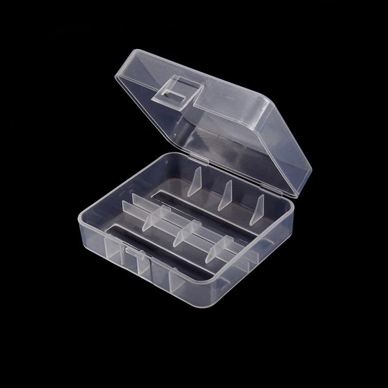 1 шт. чехол для аккумулятора 26650 пластиковый держатель коробка хранения 2