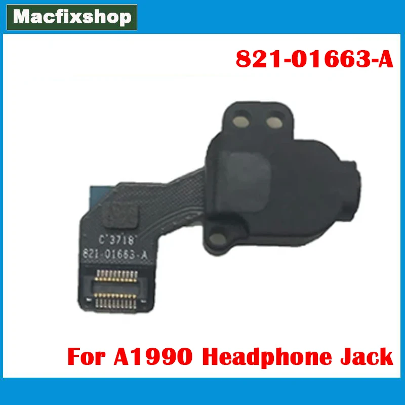 

Replacement A1990 Headphone Audio Jack with Cable 821-01663-A For Macbook Pro 15" A1990 01663-A 2018 2019 Year EMC 3215 3359