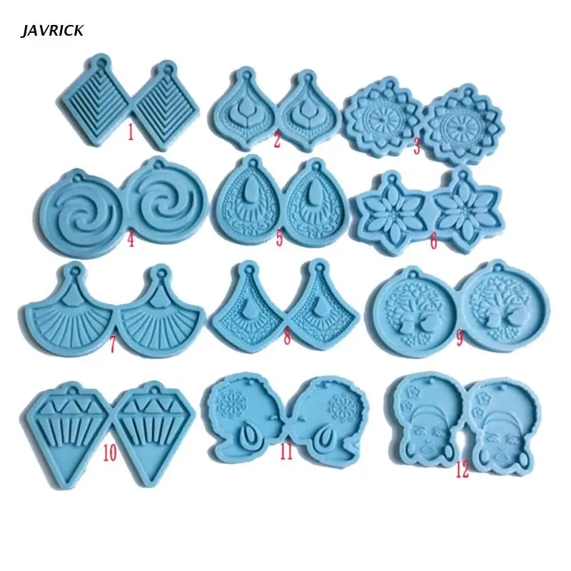 

12 шт., силиконовые подвески для сережек