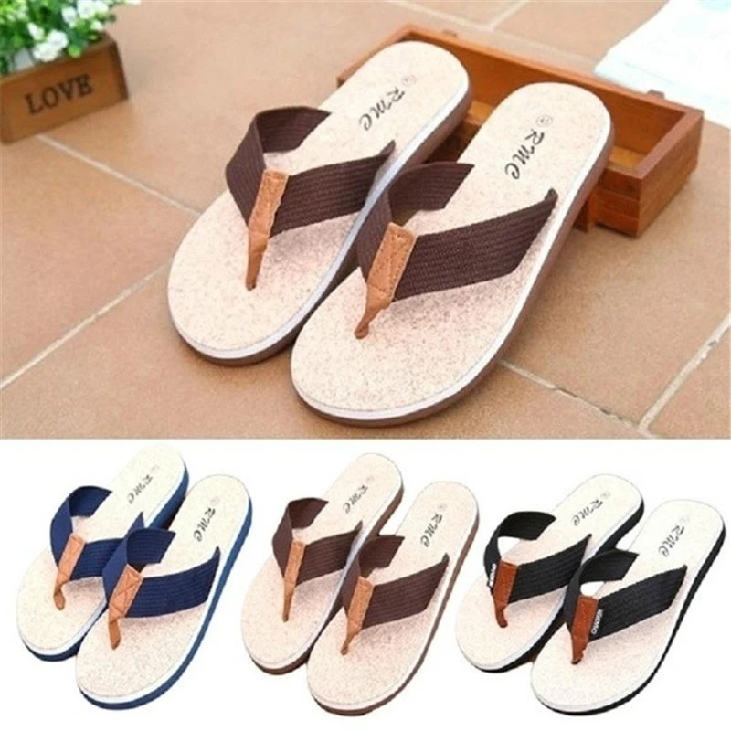 2023 Indoor And Outdoor Men's Slippers Summer Flip Flops Men's Slippers Fashion Beach Casual Shoes Slippers Men Slides