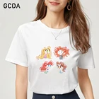 Женская модель, футболка с принтом принцессы Ариэль Рапунцель, Мерида, Золушка