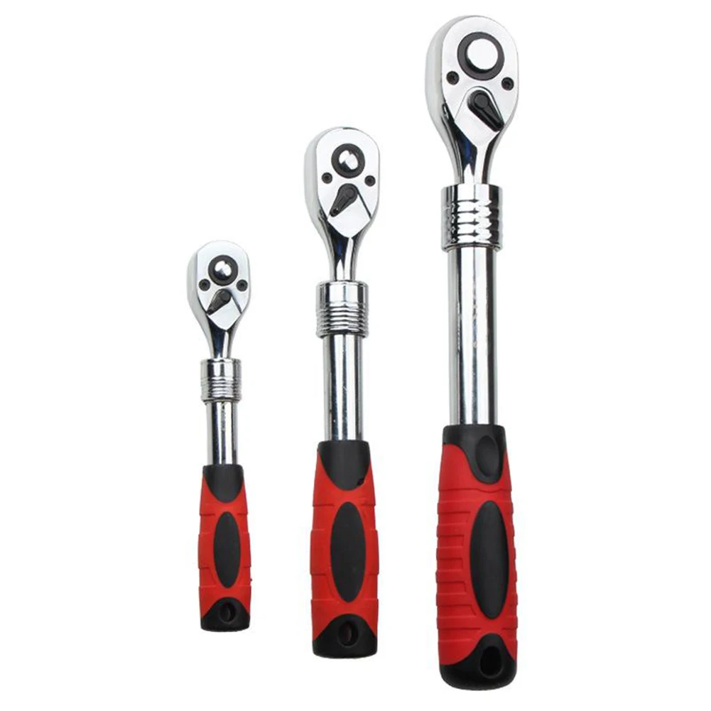 

Extendable Ratchet Wrench With 72-Tooth 1/2inch Telescopic Socket Spanner Hand Tools Socket Drive Quick-Release Ratchet Wrench