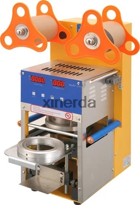 

Bubble Tea Cup Sealing Machine Fully Automatic Stainless Steel Plastic Bubble Tea Sealing Machine Cup Sealer Cup 95MM Size