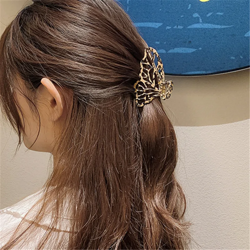 Геометрические заколки для волос TIMEONLY с перекрученными крестиками и леопардовым