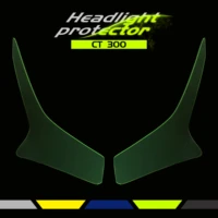 motorcycle screen lens guard for kymco xciting ct250 ct300 ck250t acrylic headlight protector cover headlamp