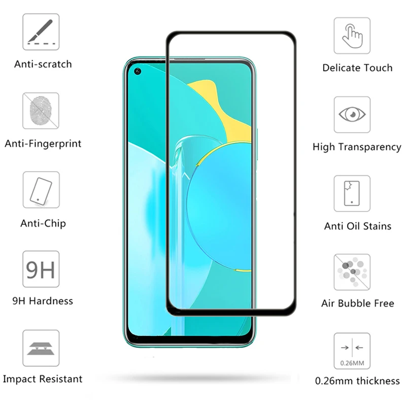 Защитное стекло для huawei honor 30 pro полное покрытие Защитная пленка камеры 2 в 1 view v30 30s