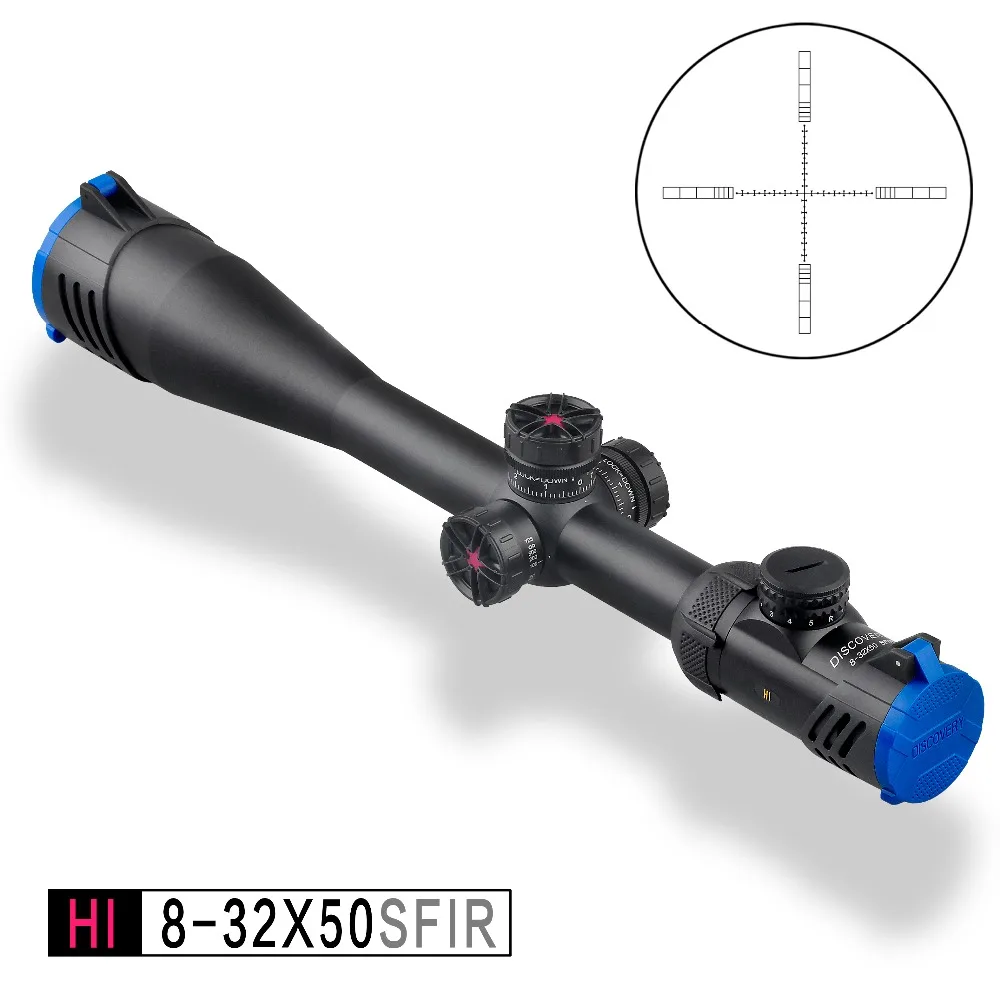 

Оптический прицел Discovery HI 8-32X50 SFIR HK SFP, Регулируемый тактический прицел дальнего действия для охоты, пневматическая винтовка