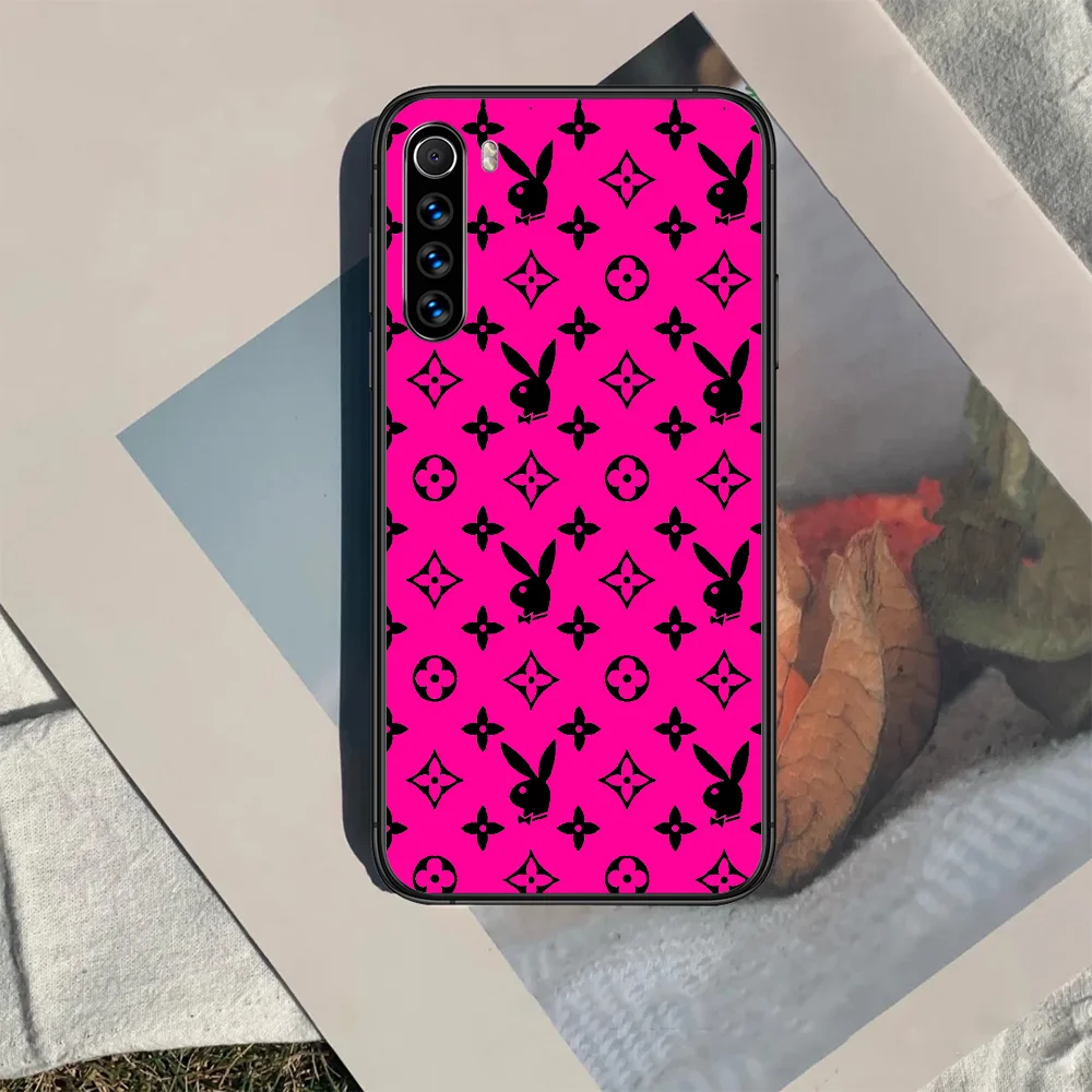 

Motirunner Playboy Phone Case For XIAOMI Redmi Note 5 7 8 T 9 6A 7A 8A 9S K 20 30 Pro black Cell Fashion Cover Soft Waterproof