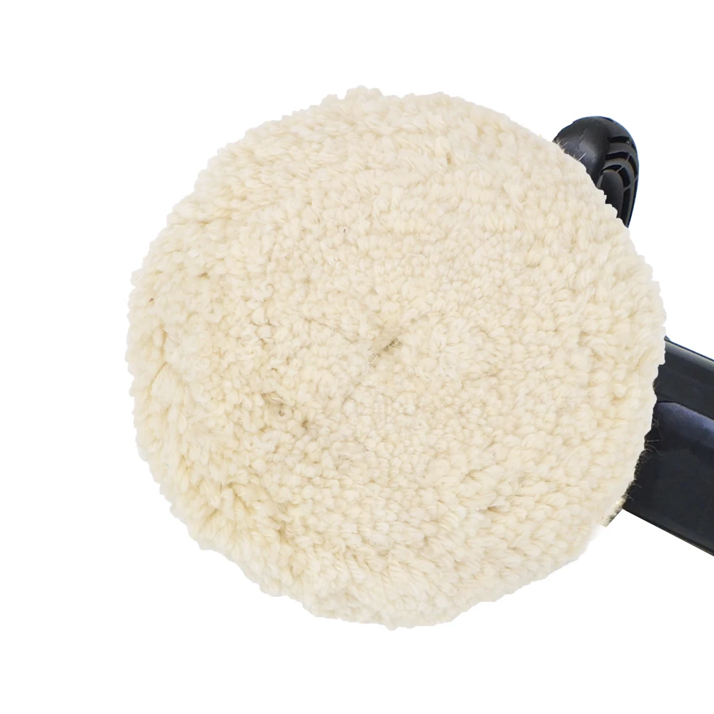 

LEEEPEE 6 Inch Wool Buffing Pad Car Maintenance Car Detailing Buffer Polishing Pad Car Polisher