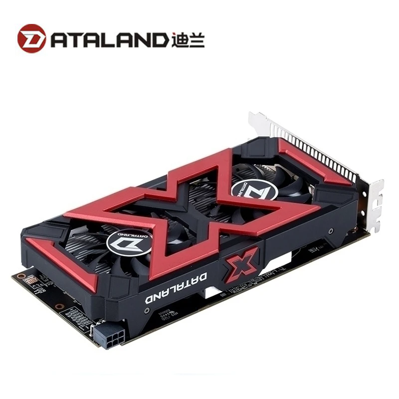 Видеокарта DATALAND RX560D 4 Гб GPU для AMD Radeon RX 560 RX560 D видеокарта 7000 МГц HDMI компьютерная