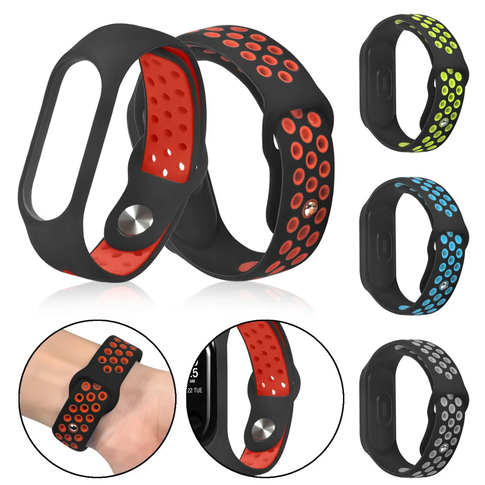 For Mi Band 3 strap sport Silicone watch wrist Bracelet miband3 accessories bracelet smart for Xiaomi mi band | Наручные часы