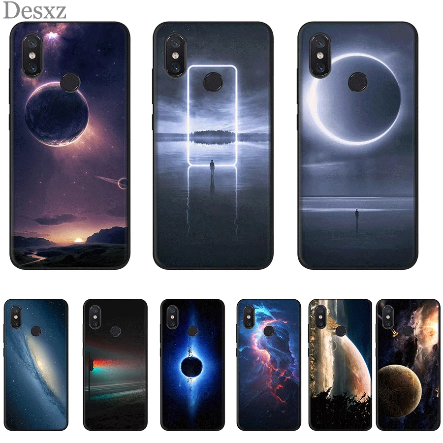 Gerleek мобильный чехол для телефона силиконовый Redmi Note 4 4X5 6 7 8 Pro 5A Prime k20 pro CoverSpace planet