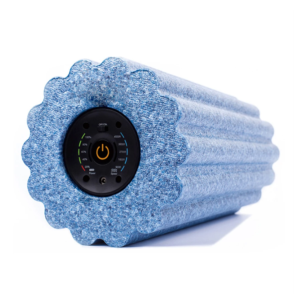 Goede Elektrische Trillingen Massage Yoga Foam Roller Oplaadbare Verstelbare Massager Yoga Fitness Pijn Therapie Fitness Vormgeven