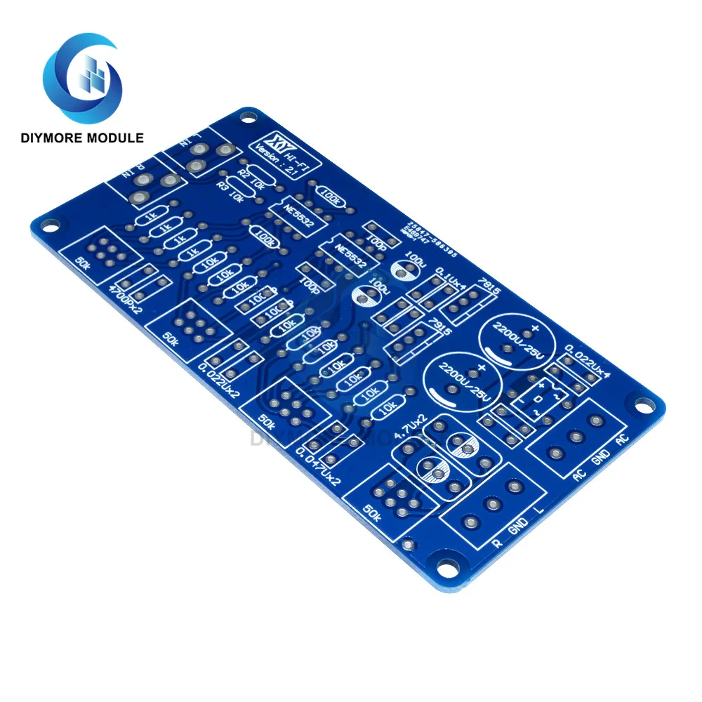 Плата печатная плата усилителя мощности NE5532 Volum Control переменного тока 50 к