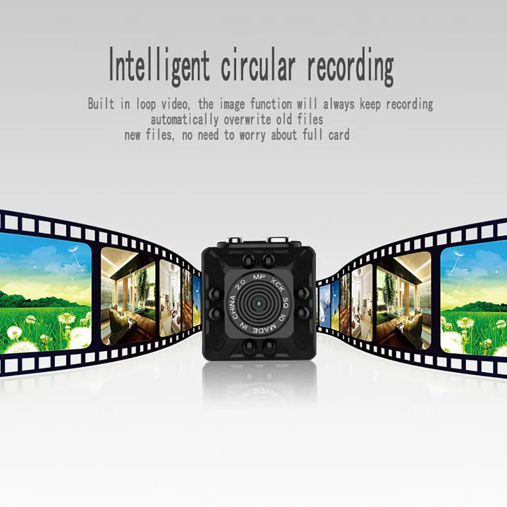 SQ10 Mini DV датчик движения 1080P спортивная экшн видеокамера с инфракрасным ночным