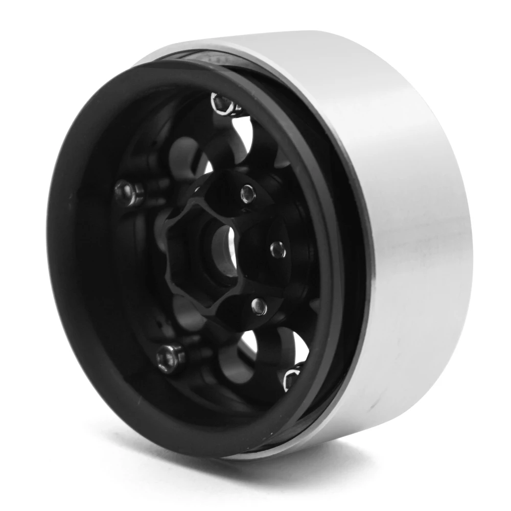 AXSPEED 4 шт./лот 1/10 RC Rock Car CNC сплав 1 9 дюйма Beadlock колесный обод для SCX10 CC01 F350 D90 высокое