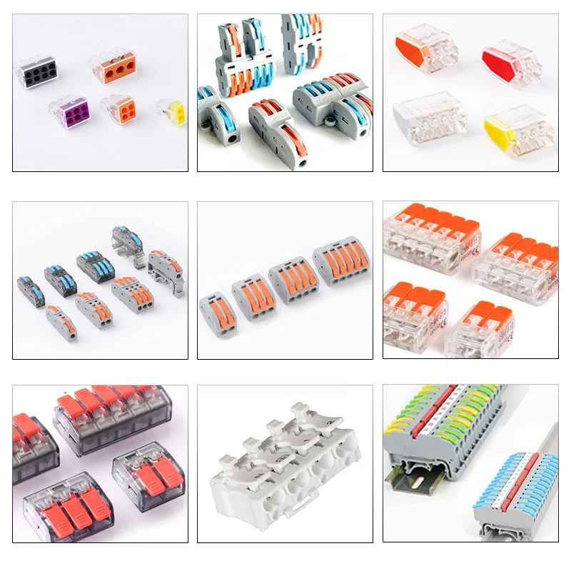 2/3/4/5 Pole Wire Connector Push-in Terminal Block Universal Fast Wiring Cable Connectors For Connection | Обустройство дома